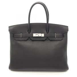 Hermès Hermes Birkin 35 Handbag Black