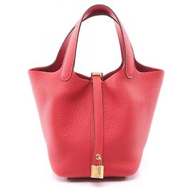 Hermès Hermes Picotin Lock PM Handtasche Rot