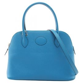 Hermès Bolsa Hermes Bolide 27 Azul