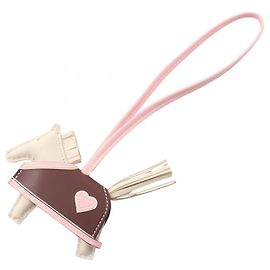 Hermès Hermes Rodeo Robeocool PM Charm Accessory Brown Pink Cream
