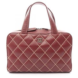 Bolsa Chanel Wild Stitch Marrom