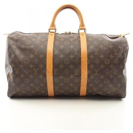 Bolsa Boston Louis Vuitton Keepall 50 Marrom