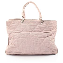 Bolsa Tote Chanel Coco Mark Rosa