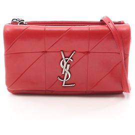 Yves Saint Laurent Paris Jamie Shoulder Bag/Handbag Red