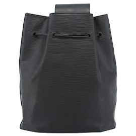 Louis Vuitton Sac à Dos Drawstring Epi Leather Noir