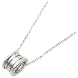 Bulgari Colar Bvlgari B-zero1 em ouro branco 18K Prata