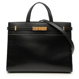 Saint Laurent Manhattan Handtasche Schultertasche Schwarz
