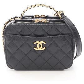 Bolsa de Vanity Matelassé Chanel Preto