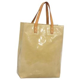 Bolsa Louis Vuitton Reade Monogram Vernis MM Bege