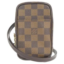 Pochette Louis Vuitton Damier Etui Okapi GM Marrom
