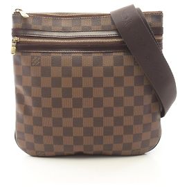 Louis Vuitton Pochette Bosphore Shoulder Bag Brown