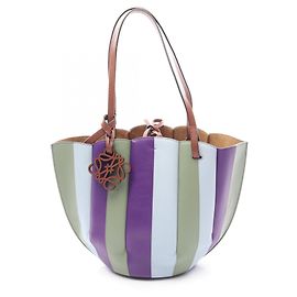 Loewe Shell Small Tote Bag Multiple colors Green