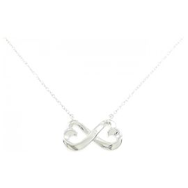 Tiffany & Co Collana Tiffany Double Loving Heart Argento