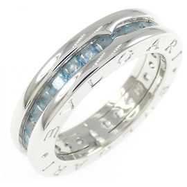 Bulgari Bvlgari B.zero1 Ring aus Weißgold mit blauem Topas Golden