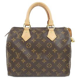 Bolsa Boston Louis Vuitton Monogram Speedy 25cm Marrom