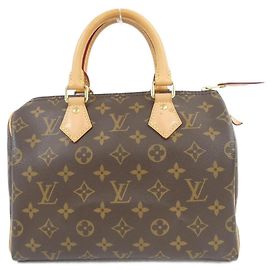 Bolsa Boston Louis Vuitton Monogram Speedy 25cm Marrom