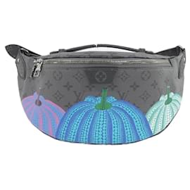 Louis Vuitton Monogram Eclipse Shoulder Bag Black Grey