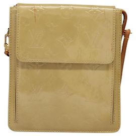 Louis Vuitton Mott Handbag Monogram Vernis Beige