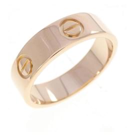 Cartier Love Ring in Pink Gold Golden