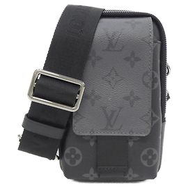 Pochette sac à main Double Phone Monogram Eclipse Reverse Louis Vuitton Noir