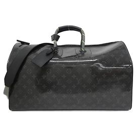 Louis Vuitton Monogram Eclipse Keepall Bandoulière 50cm Noir Monogramme
