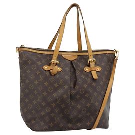 LOUIS VUITTON Monogram Palermo GM Tote Bag M40146 LV Auth ep14636A Monogram