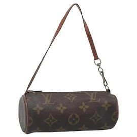 LOUIS VUITTON Pochette Monogram Papillon LV Auth 184340 Monograma