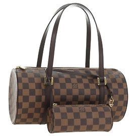 LOUIS VUITTON Borsa Damier Ebene Papillon 30 N51303 LV Auth 183662SAV Damier ebene