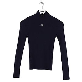 Courreges Pulôver azul Azul