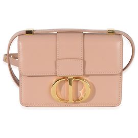 Bolsa Micro 30 Montaigne de couro de bezerro liso rosa claro Christian Dior Rosa