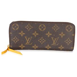 Louis Vuitton Monogram Canvas Zippy Wallet Braun