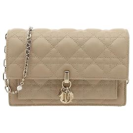 Borsa a tracolla pochette My Dior Chain Dior Beige