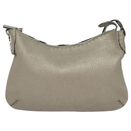 Fendi Selleria Leather Medium Marron