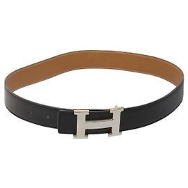 Hermès Hermes Constance Reversible Belt Leather Medium Black