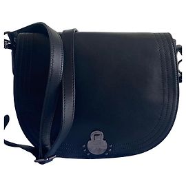 Borsa a tracolla Longchamp Cavalcade Large in pelle nera – nuovo Nero