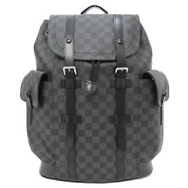 Sac à dos Louis Vuitton Damier Graphite Christopher MM Damier ebène