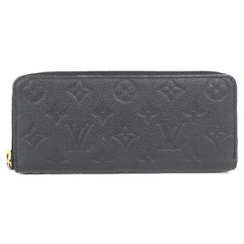 Cartera Clemence Monogram Empreinte Louis Vuitton Negro