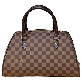 Louis Vuitton Ribeira Damier Ebene Handbag Brown Damier ebene