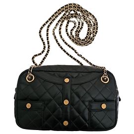 Borsa Chanel Mademoiselle Modello Giacca in Pelle Nero