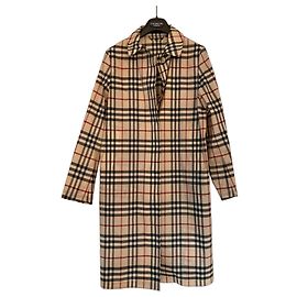 Burberry Trenchcoat mit Karomuster Schwarz Rot Beige