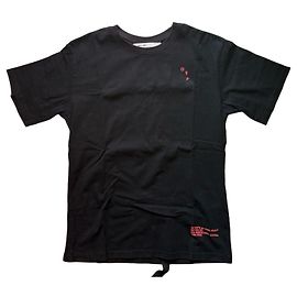 Off White Off-White T-shirt de algodão preto com logo Arrows Preto