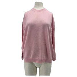 Autre Marque Pull BITE rose en laine col rond S Rose