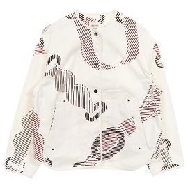 Hermès Giacca in cotone Hermes Coaching Remix Bianco Rosso