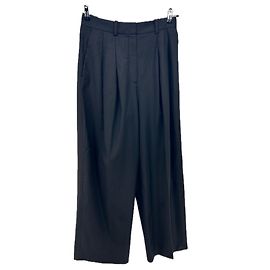Cos black pleated fluid pants Black