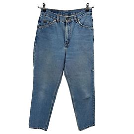Jeans dritti blu Levi's in cotone taglia 26 Blu