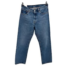 Vaqueros Levi's 501 straight azules de algodón Talla 26 Azul