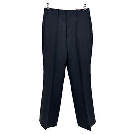 Autre Marque Schwarze Wollhose mit BITE-Plissee Größe 8 Schwarz