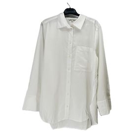 Autre Marque Camicia in cotone bianca TOM TAILOR Taglia 40 Bianco