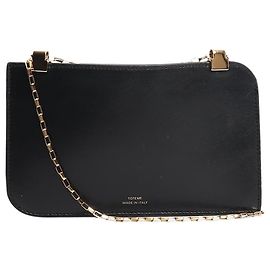 Totême Mini borsa a tracolla nera Nero