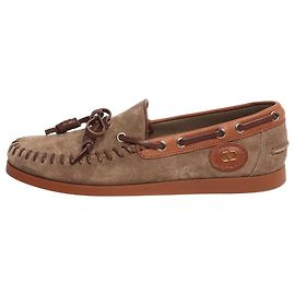 Valentino Brown suede deck shoes - size EU 39 (UK 6) Brown